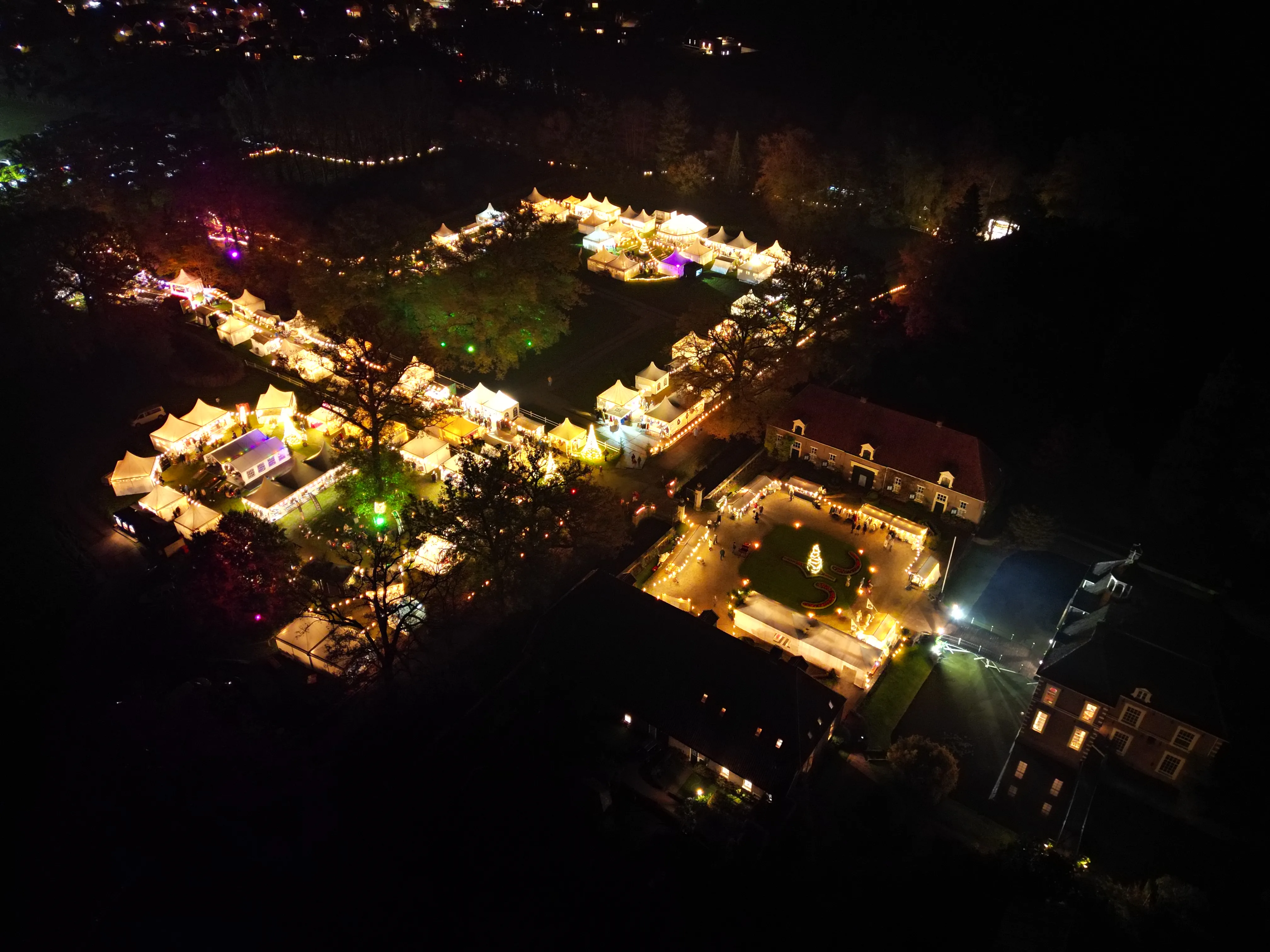 Kasteel Warmelo luchtfoto